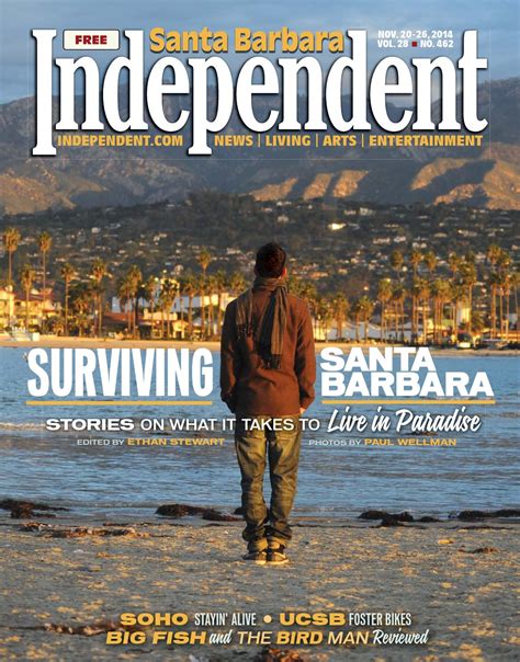 This Thanksgiving week is the Santa Barbara Independents 37th anniversary of publishing, and the 37th straight year that weve honored the Local Heroes of our community. . Independent santa barbara